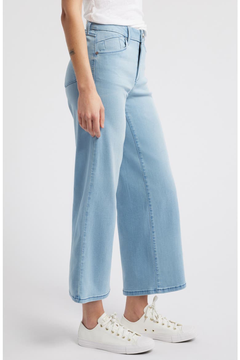 Better Butter High Waist Crop Wide Leg Jeans, Alternate, color, CHRISLEY
