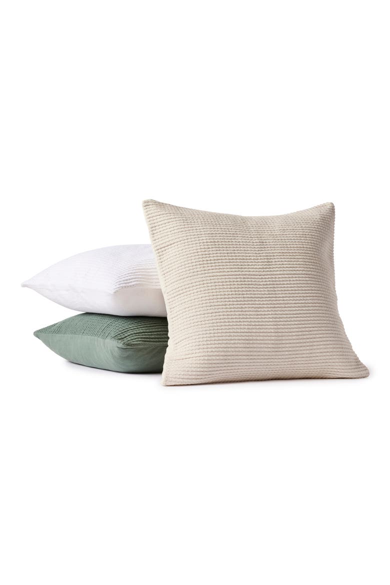Marshall Organic Cotton Pillow Cover, Main, color, UNDYED W/ OYSTER