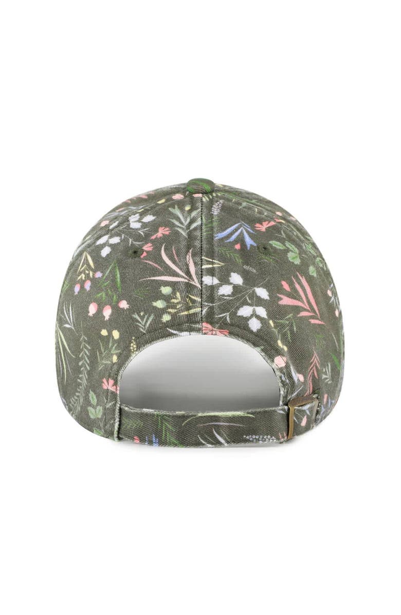'47 Women's '47 Moss Green Wisconsin Badgers Verbena Clean Up Adjustable Hat, Alternate, color, 