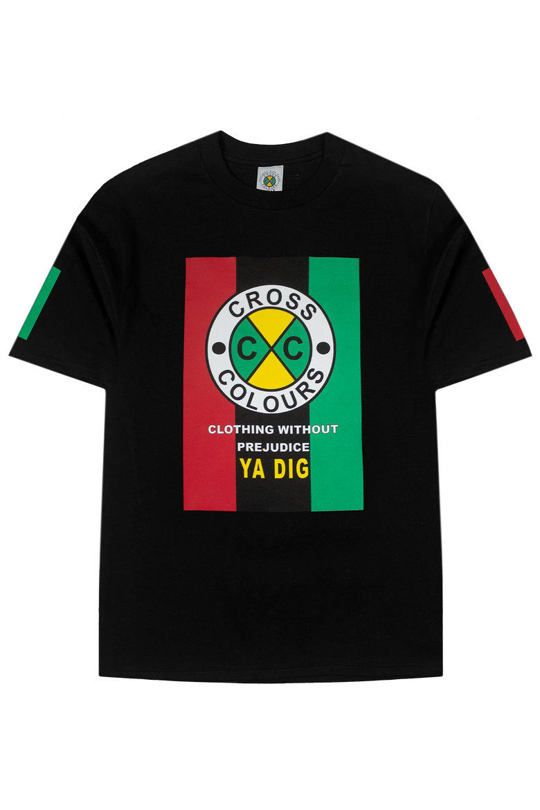 Flag Logo T-Shirt, Main, color, Black