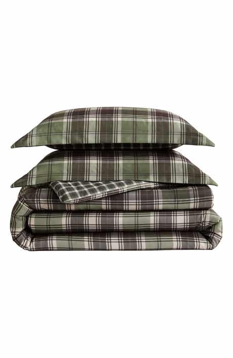 Lakeshore Plaid Reversible Comforter Set