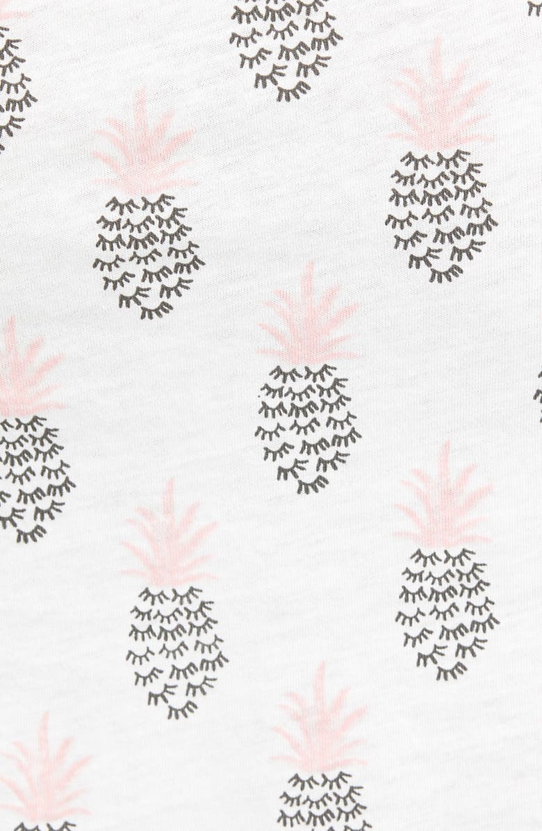 Belabumbum Pineapple Print Maternity/Nursing Chemise, Alternate, color,