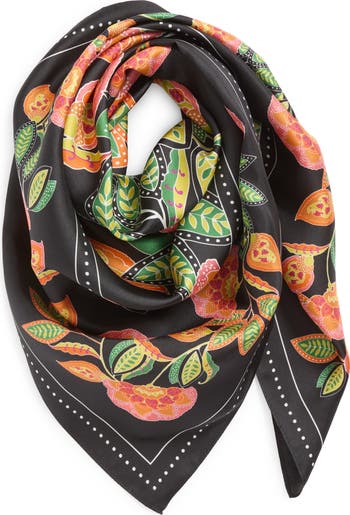 Nordstrom Botanical Print Square Silk Scarf | Nordstrom