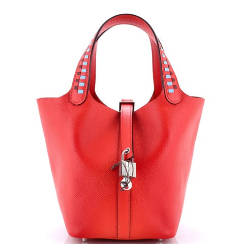 Picotin Lock Bag Tressage Epsom PM