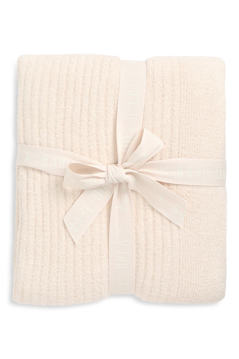 CozyChic Light Ribbed Throw, Alternate, color, ALMOND