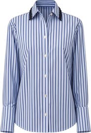 Callas Milano Billie Shirt with Tassell collar