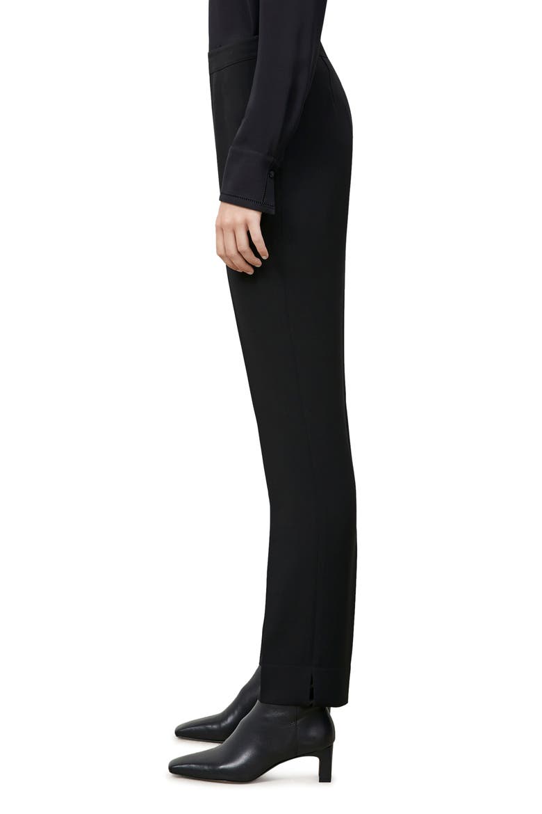 New York Bleecker - Finesse Crepe Pants, Alternate, color, BLACK
