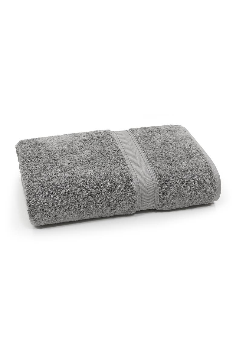 Sinemis Terry Bath Towel - Dark Grey, Alternate, color, DARK GREY