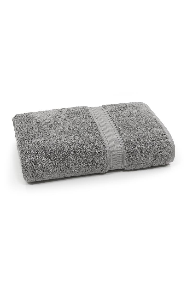 Linum Home Textiles Sinemis Terry Bath Towel - Dark Grey, Alternate, color, Dark Grey