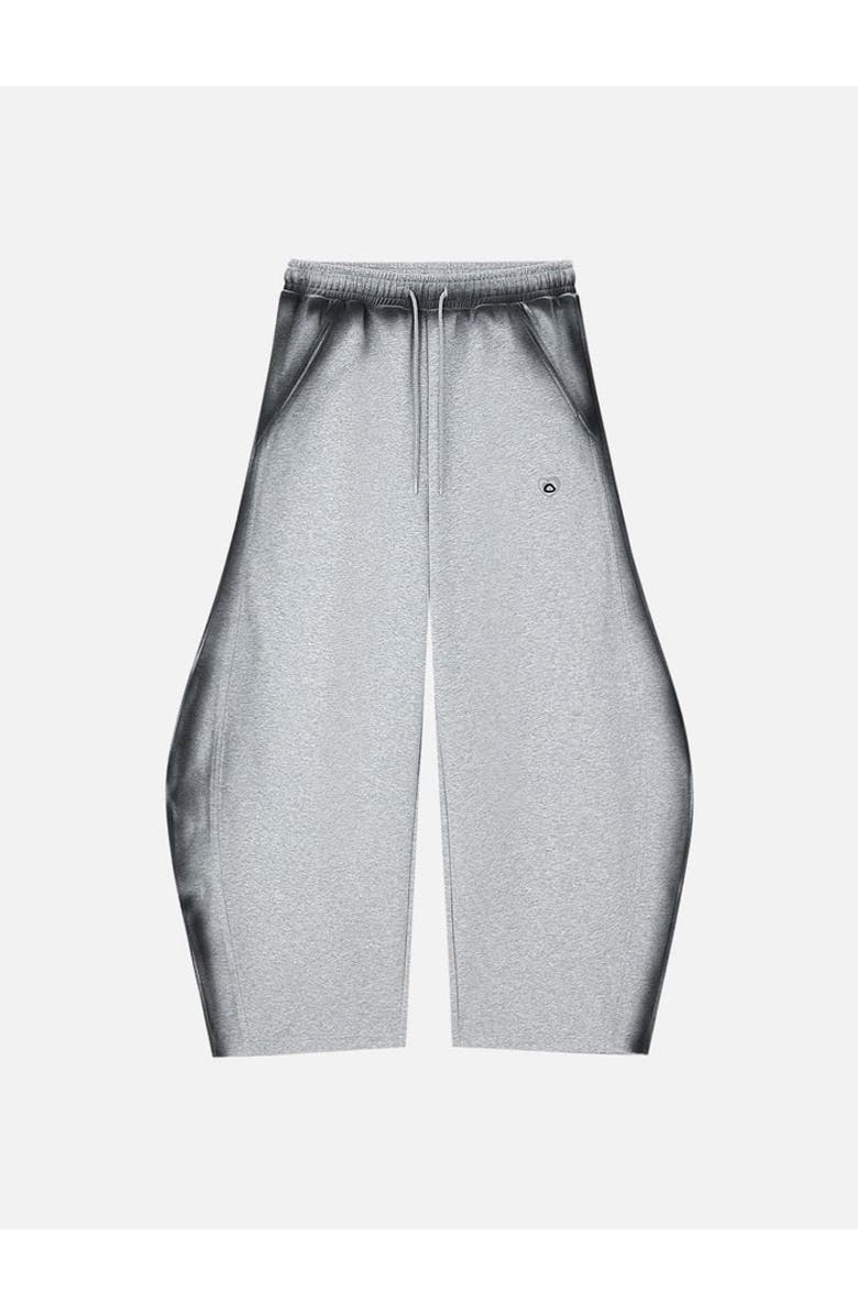 AELFRIC EDEN Inkjet Super Baggy Barrel Sweatpants, Main, color, Grey