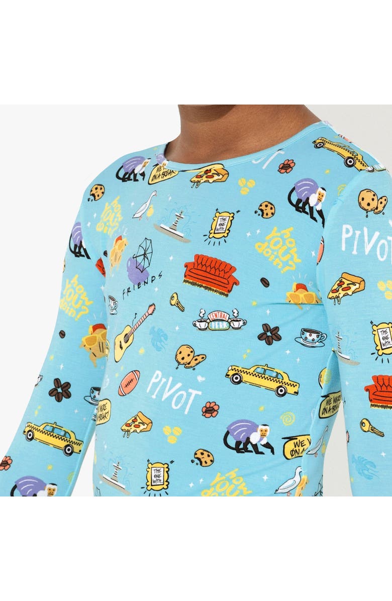 Bellabu Bear Kids' Friends Set of 2 Piece Pajamas, Alternate, color, Friends