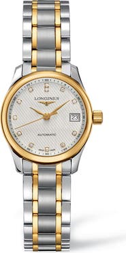 Longines Master Automatic Diamond Bracelet Watch, 25.5mm
