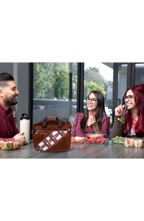 Picnic Time Chewbacca Lunch Cooler In Brown