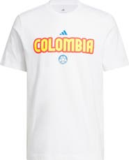 adidas Men's adidas White Colombia National Team Jersey Hook T-Shirt