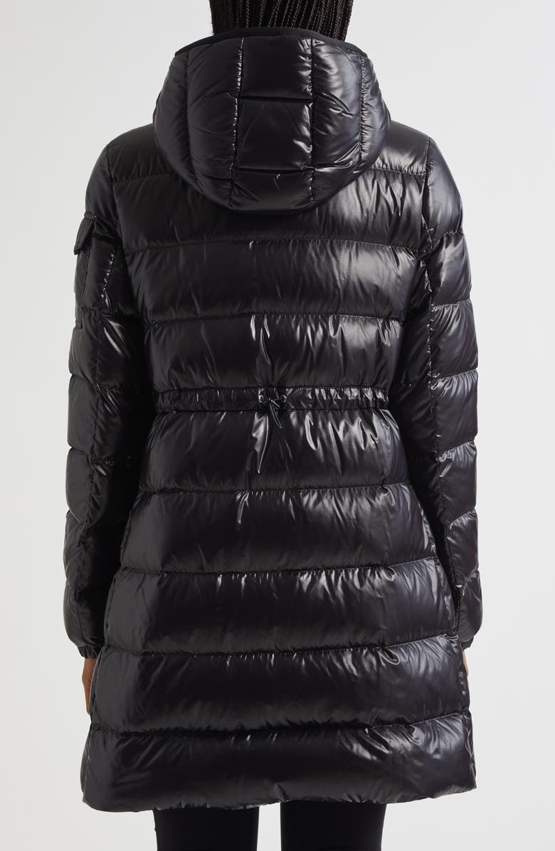 Moncler Courcelles Down Hooded Coat, Alternate, color, Black