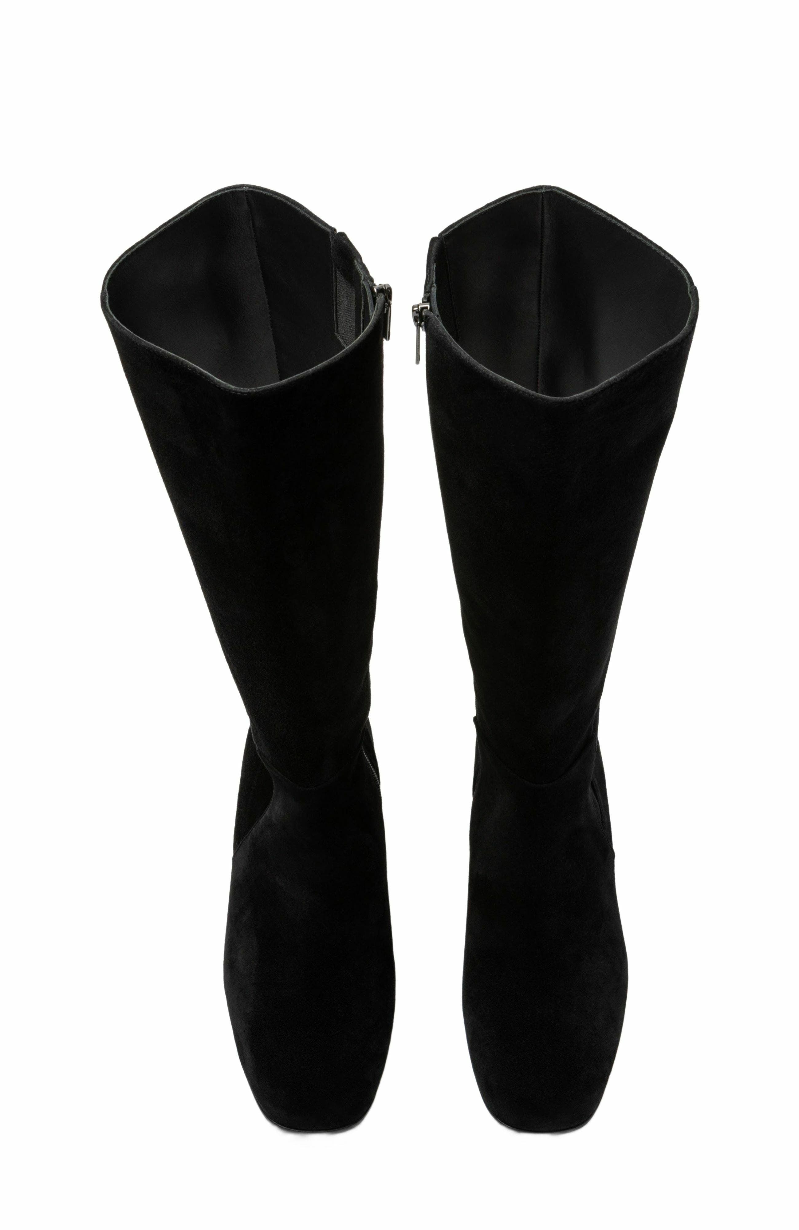 ABEO Avenue Tall Boot, Alternate, color, Black Suede - Regular