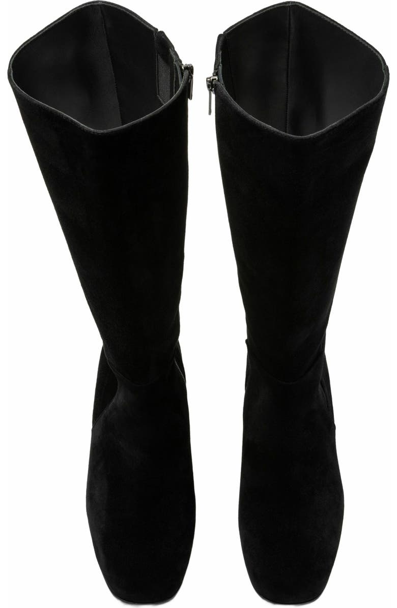 ABEO Avenue Tall Boot, Alternate, color, Black Suede - Regular