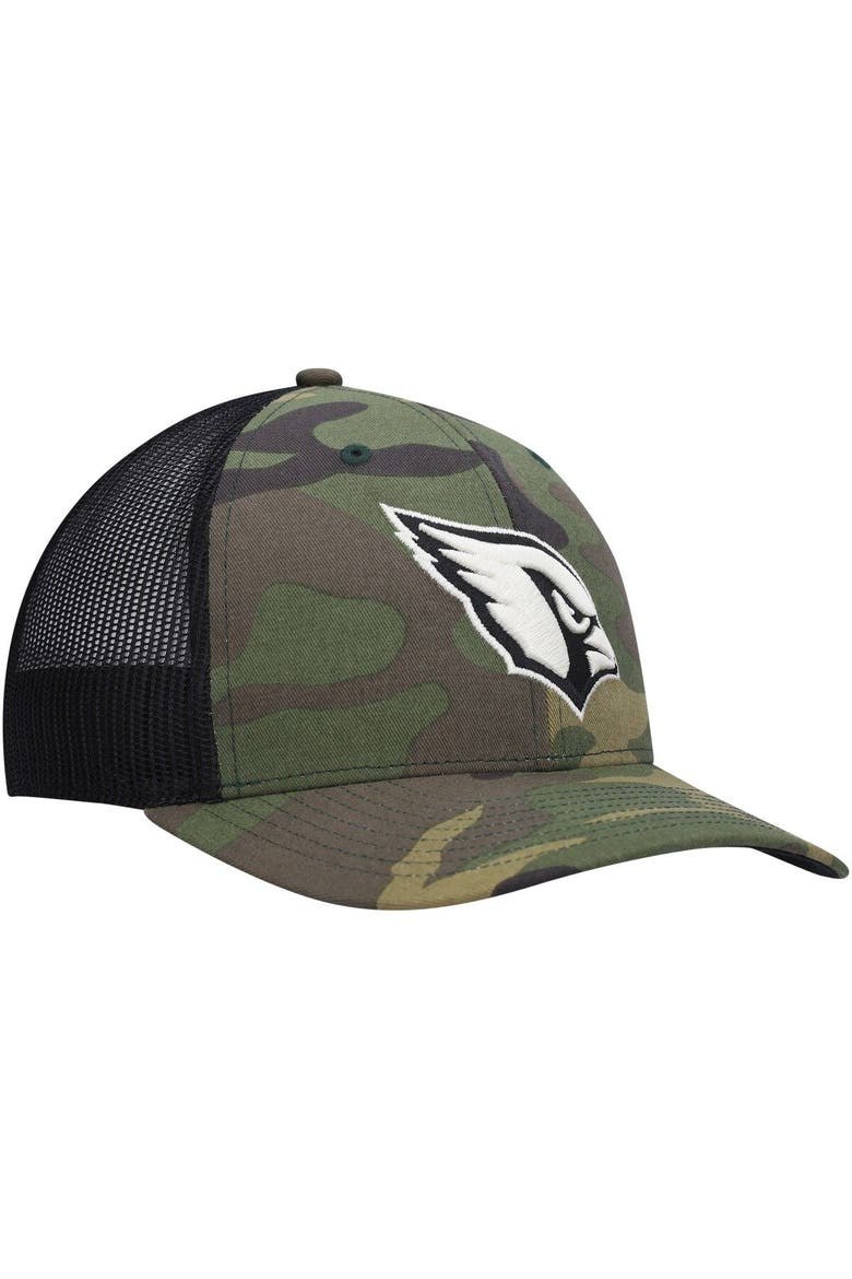 Men's '47 Camo/Black Arizona Cardinals Trucker Adjustable Hat, Alternate, color, Camo