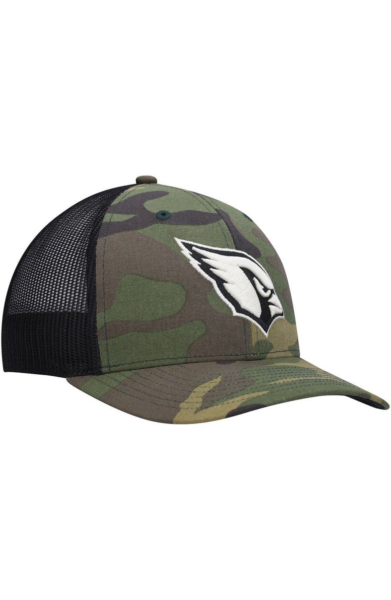 '47 Men's '47 Camo/Black Arizona Cardinals Trucker Adjustable Hat, Alternate, color, 