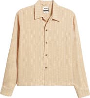 RIZORT Elijah Geo Pattern Chenille Button-Up Shirt