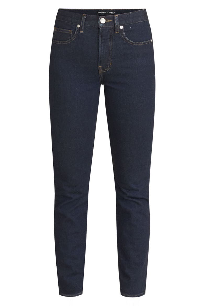 Ryleigh High Waist Slim Straight Leg Jeans, Alternate, color, DARK NIGHT