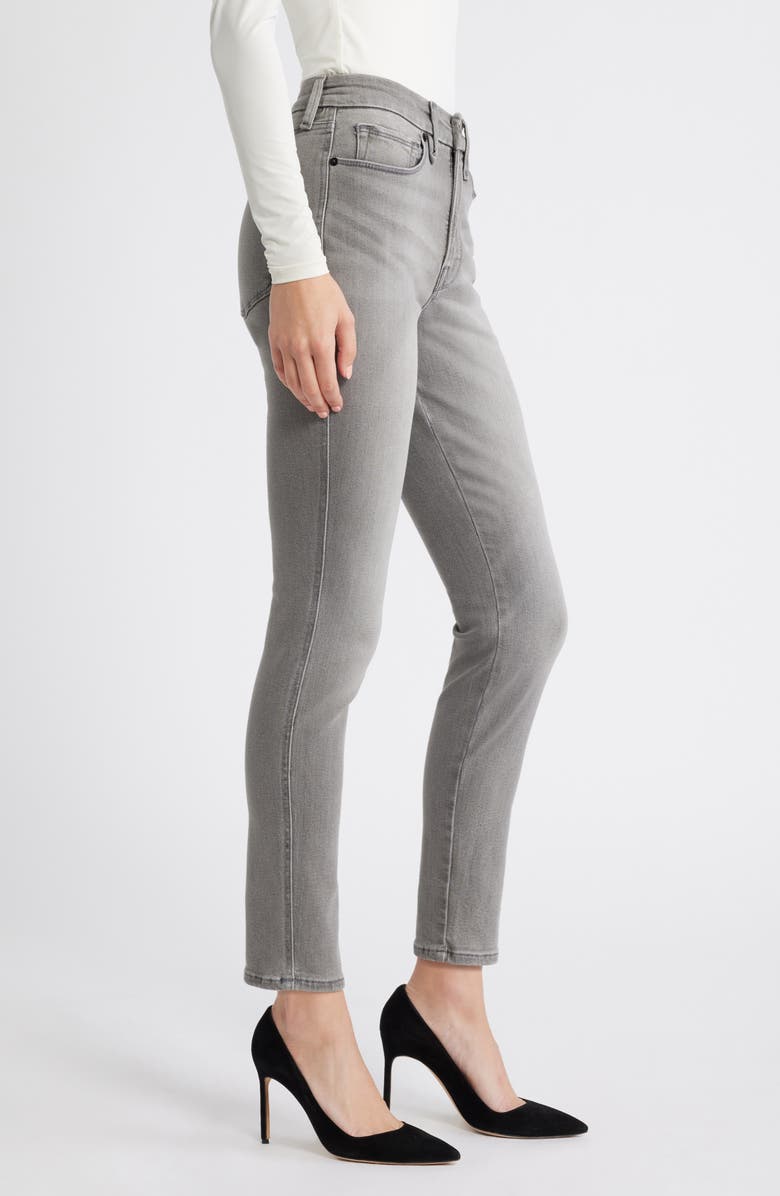 Good American Good Legs Skinny Jeans, Alternate, color, Black336