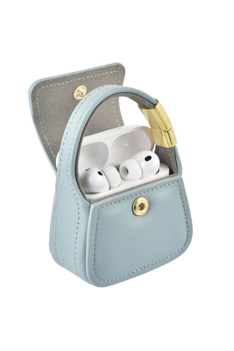 Mini Purse Charm for AirPods® & Wired Headphones, Alternate, color, blue