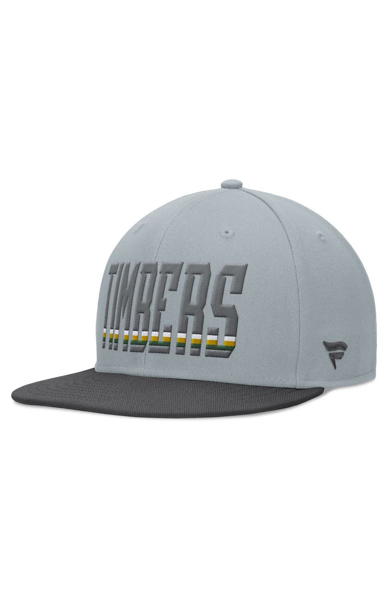FANATICS Men's Fanatics Branded Gray Portland Timbers Smoke Snapback Hat, Alternate, color, 