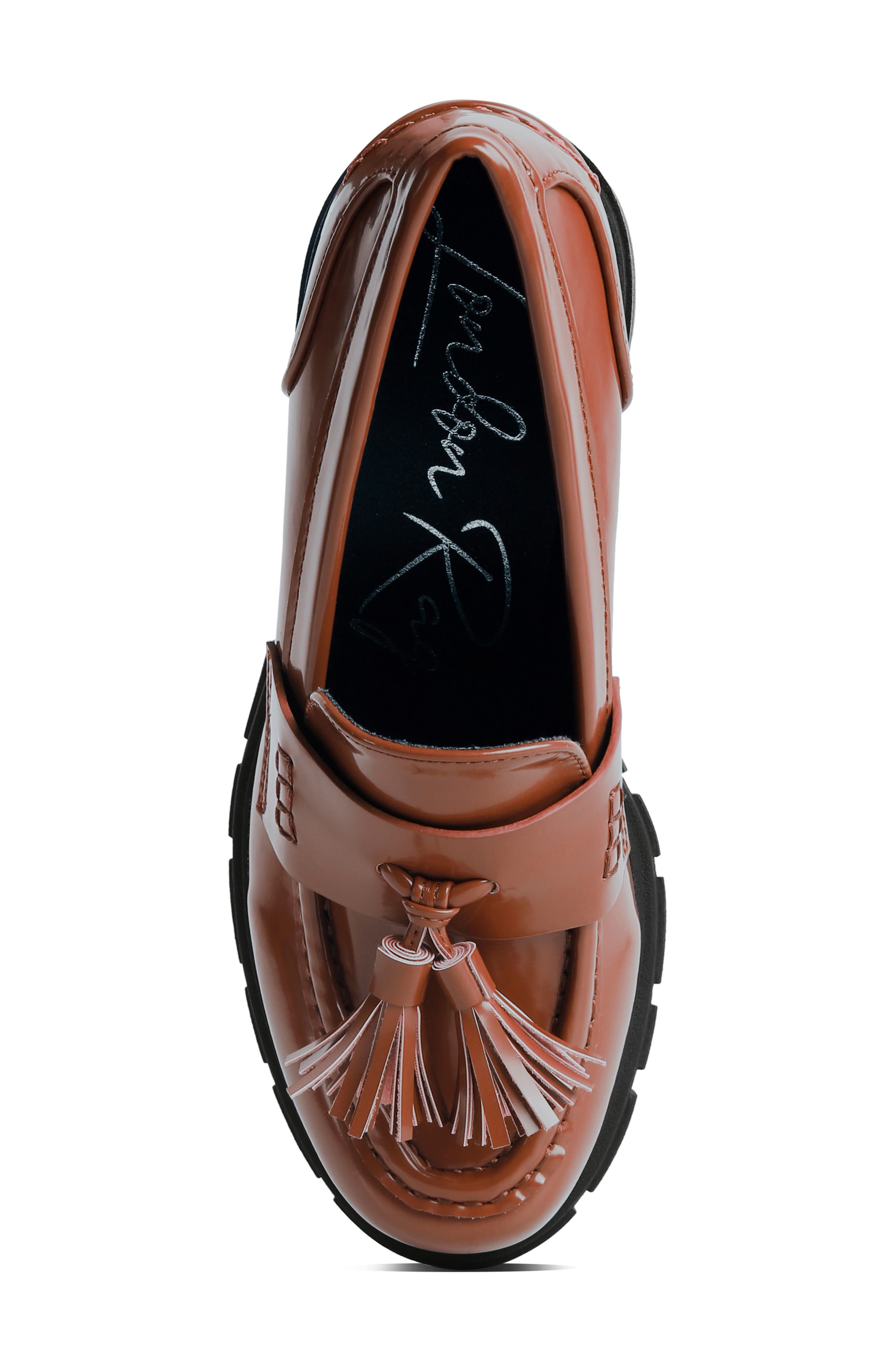 Jonah Tassel Loafer Pump, Alternate, color, TAN