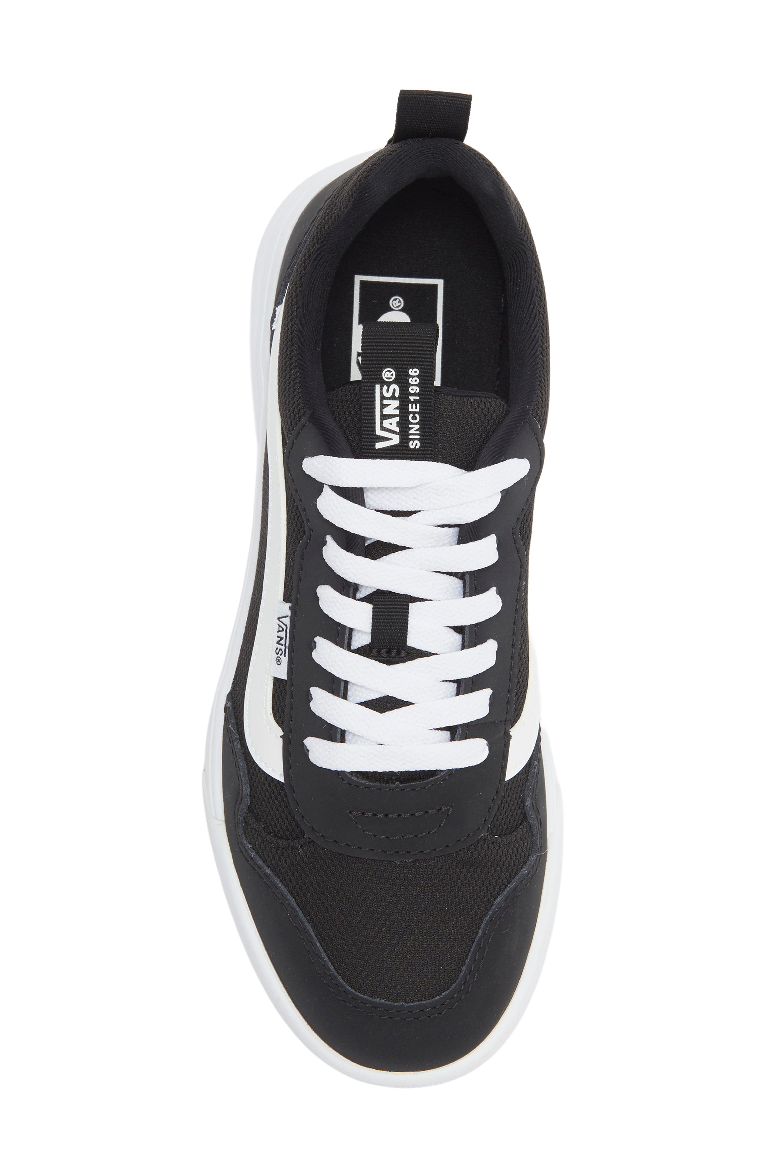 Vans Range EXP Skate Sneaker, Alternate, color, Mesh Black/White