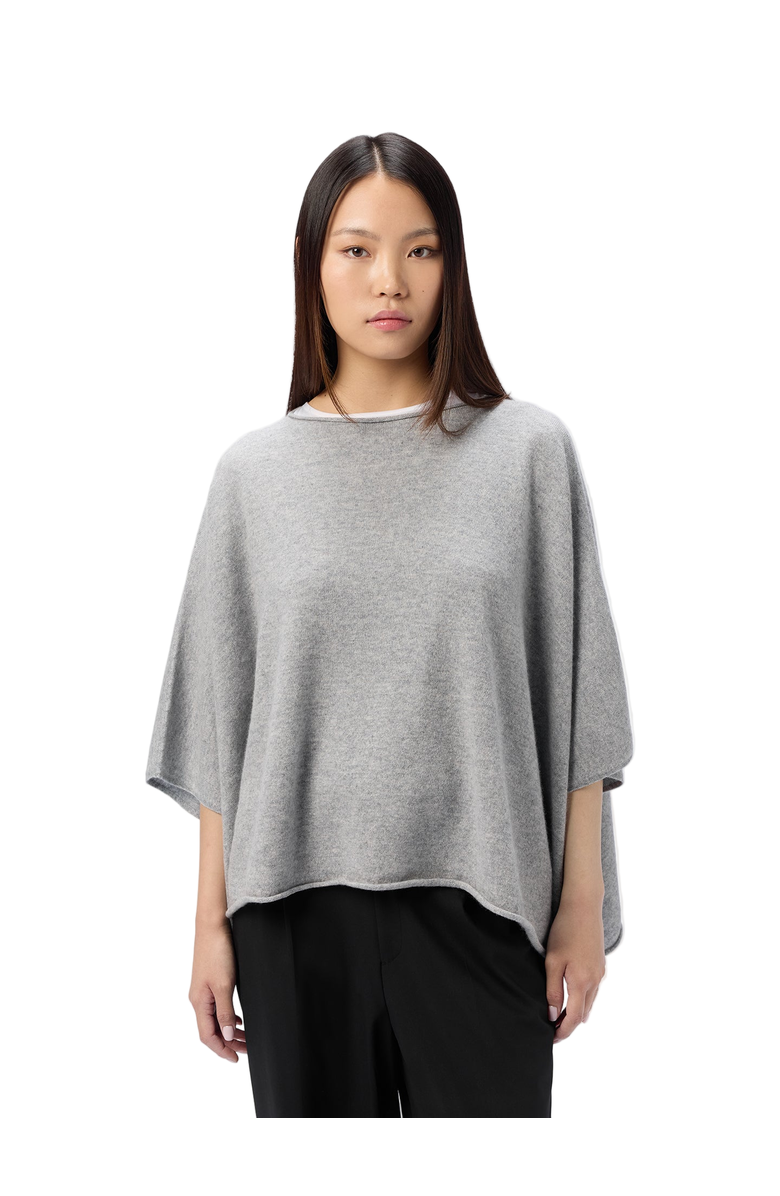 Gobi Cashmere Timeless Boat Neck Cashmere Poncho, Main, color, High Rise
