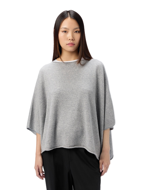 Timeless Boat Neck Cashmere Poncho