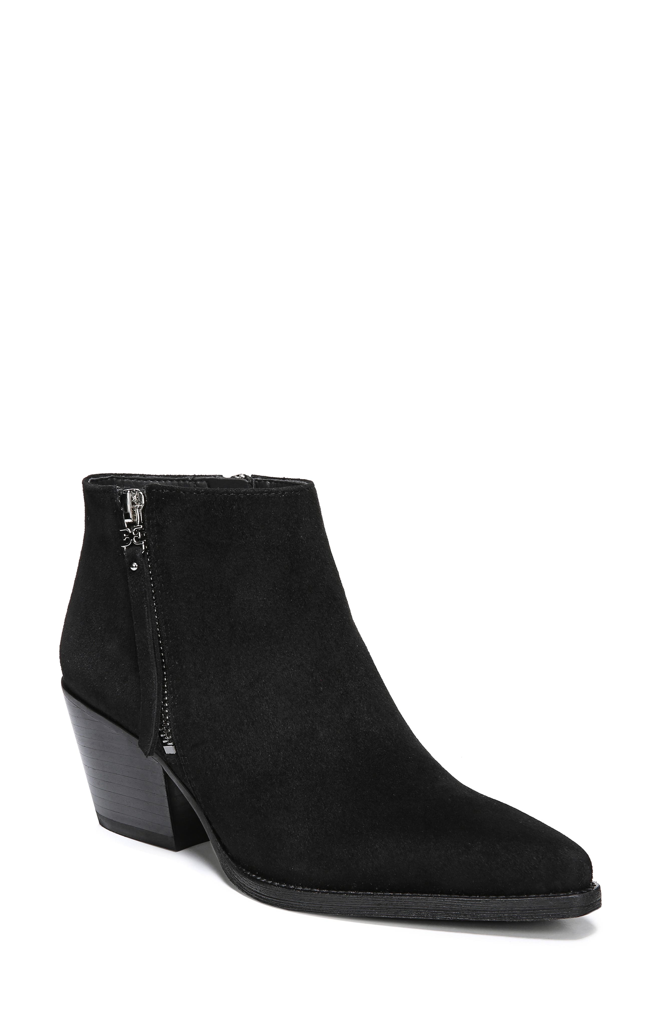 Walden Bootie, Main, color, BLACK SUEDE