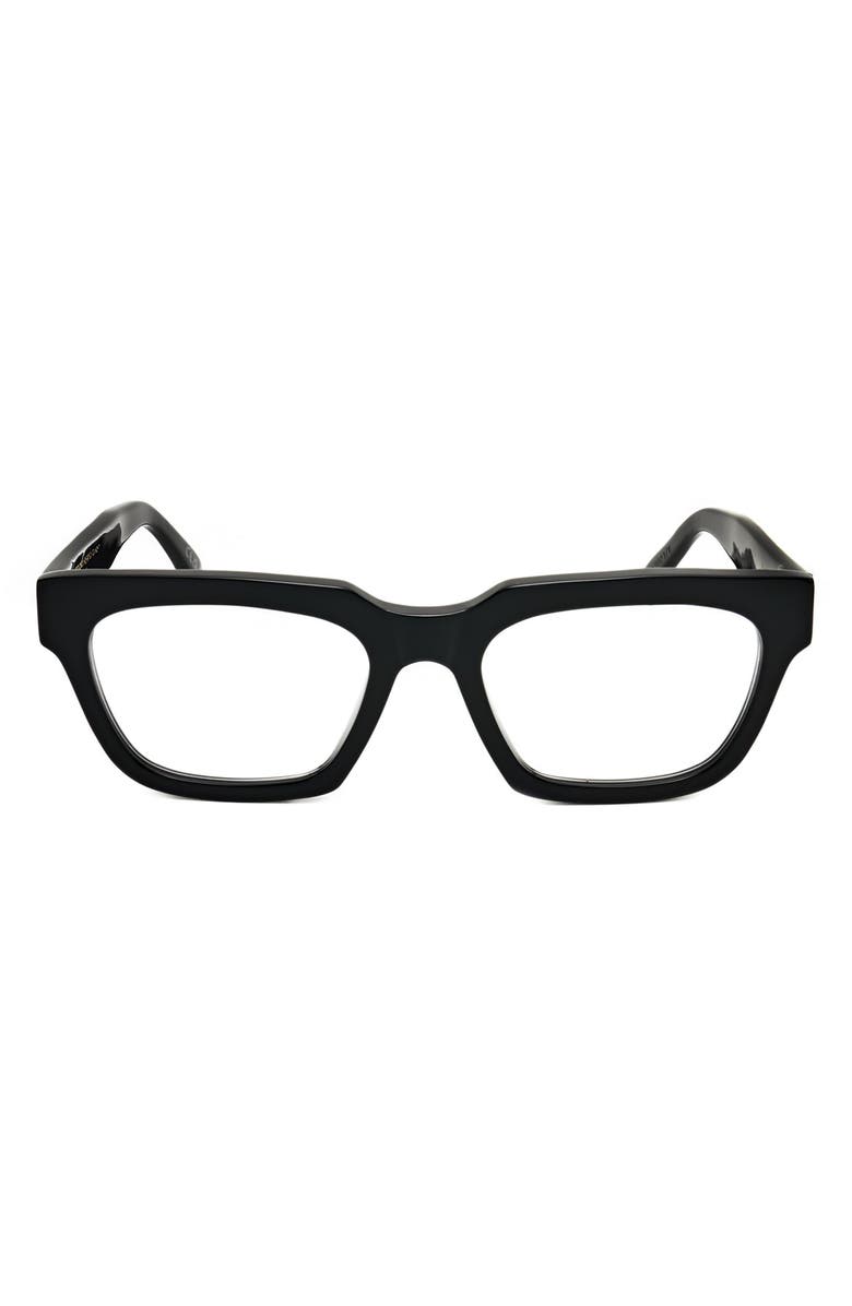 SUPER by RETROSUPERFUTURE<sup>®</sup> 54mm Rectangular Reading Glasses, Main, color, Black