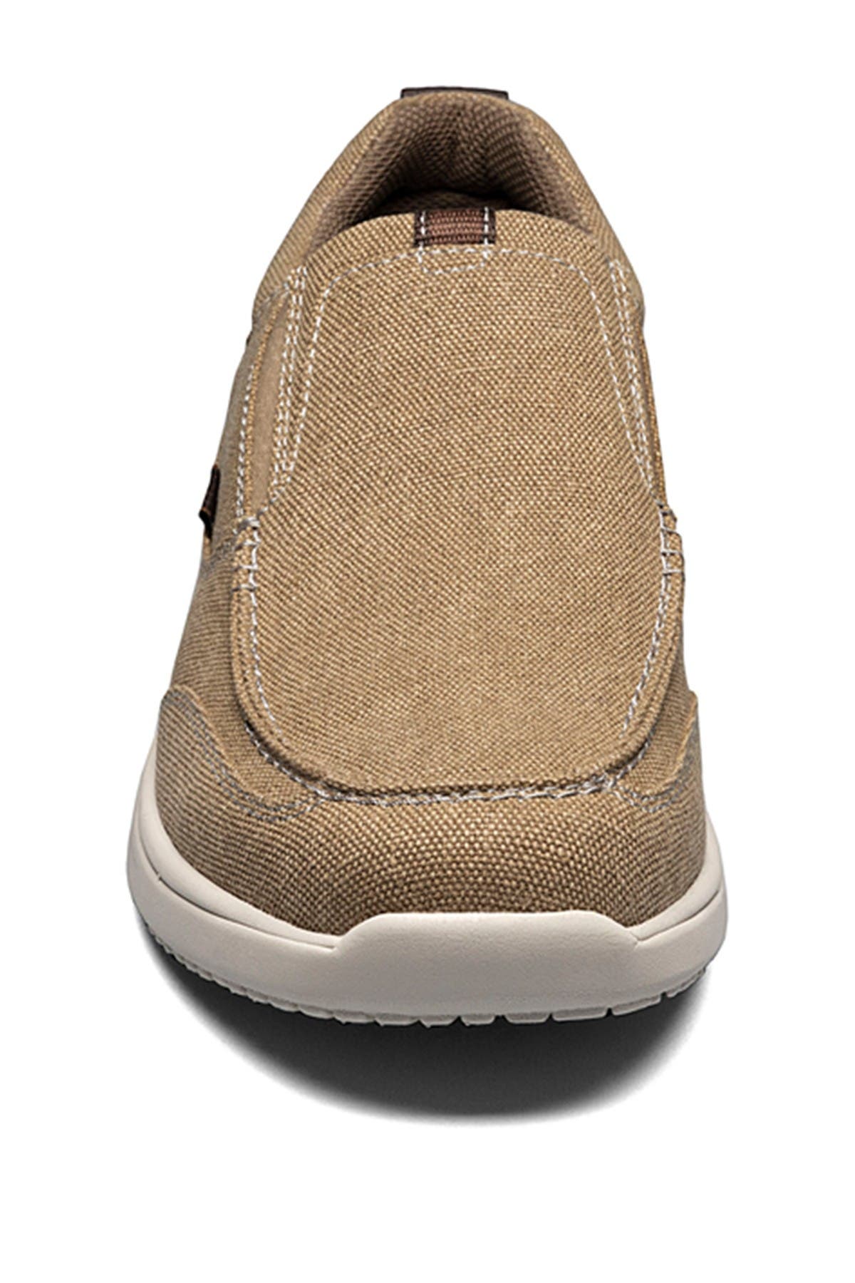 NUNN BUSH Conway Canvas Moc Toe Slip-On Sneaker - Wide Width Available, Alternate, color, 