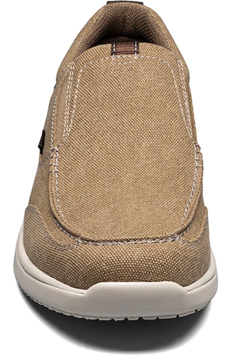 NUNN BUSH Conway Canvas Moc Toe Slip-On Sneaker - Wide Width Available, Alternate, color,
