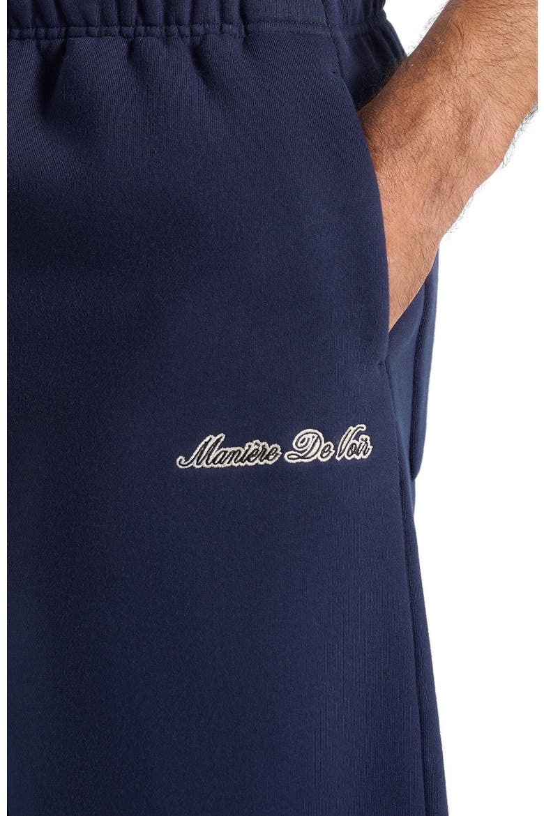 Unisex Signature Wide Leg Sweatpants, Alternate, color, Navy