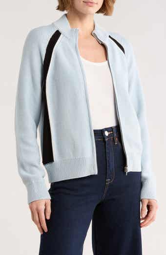 Obey Lizzie Colorblock Zip Cardigan