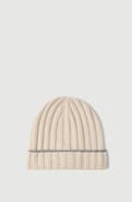 Brunello Cucinelli Cashmere rib knit beanie