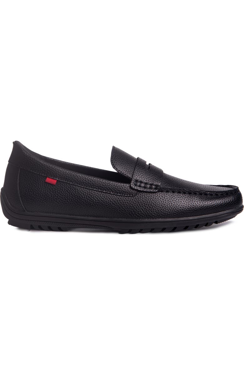Marc Joseph New York John Street Penny Loafer, Alternate, color, Black Grainy Leather
