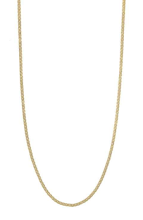 14K Gold Double Curb Chain Necklace (Nordstrom Exclusive)