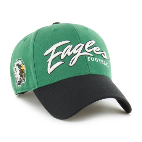 Men's '47  Kelly Green Philadelphia Eagles Throwback MVP Adjustable Hat