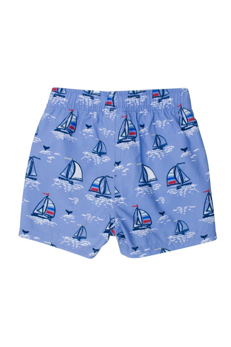 Boys UPF50+ Swim Trunks, Alternate, color, Blue Seas the Day