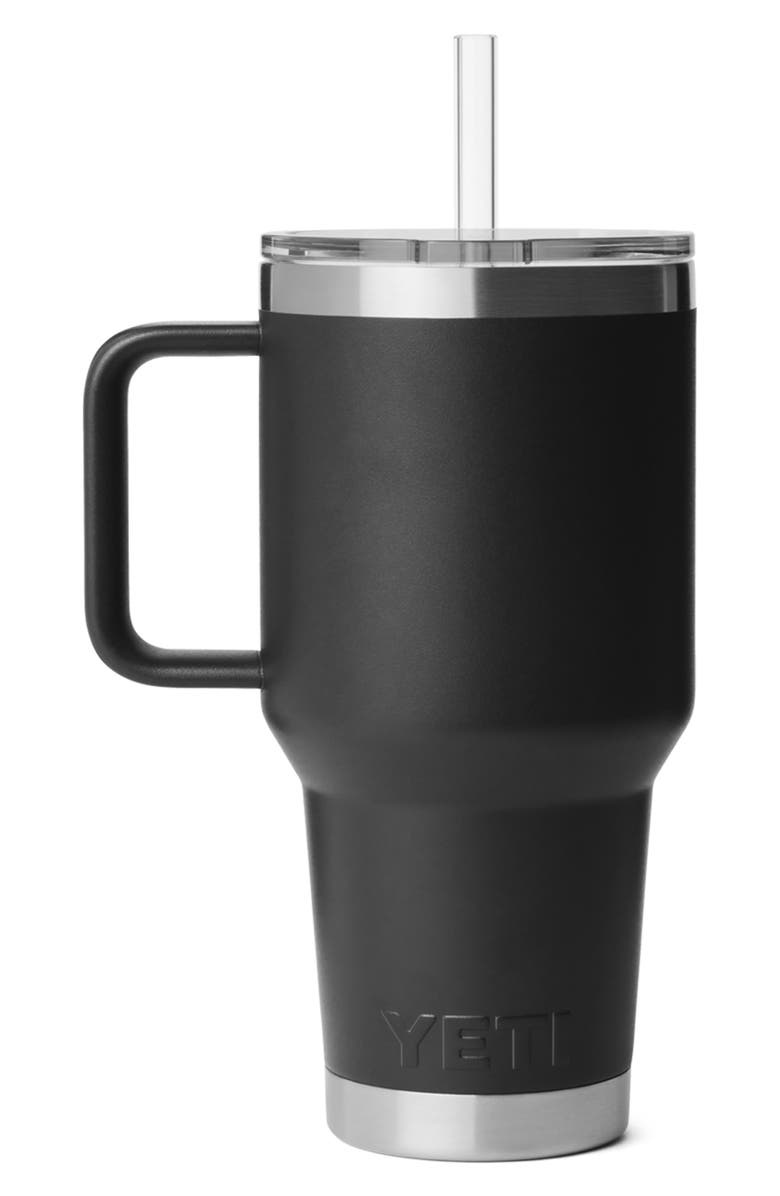 YETI Rambler 35-Ounce Straw Mug, Alternate, color, Black