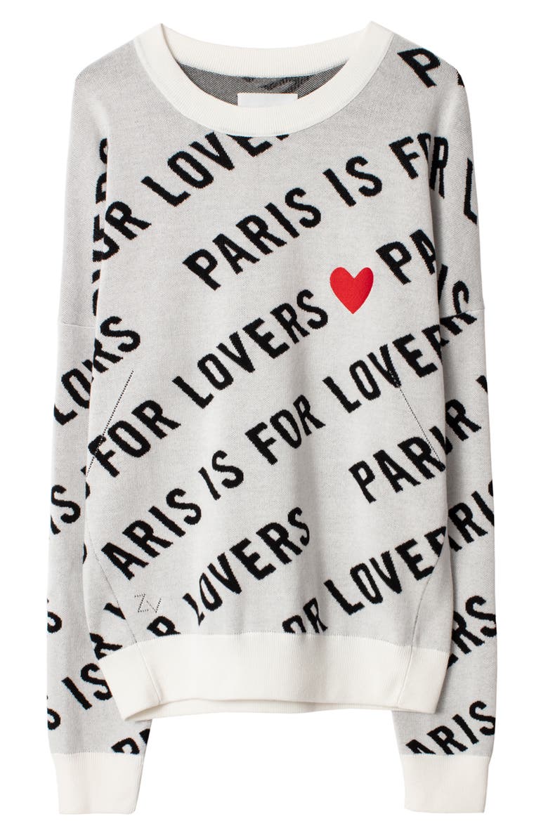 Zadig & Voltaire Anouk Sweater, Alternate, color, 