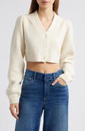 LoveShackFancy Avignon Wool & Cashmere Crop Cardigan