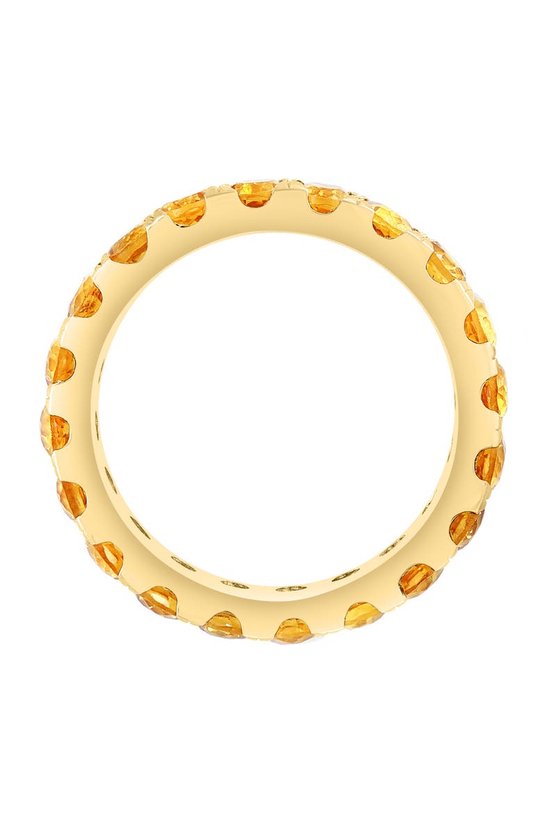 14K Yellow Gold Citrine Eternity Band Ring, Alternate, color, 14K Gold