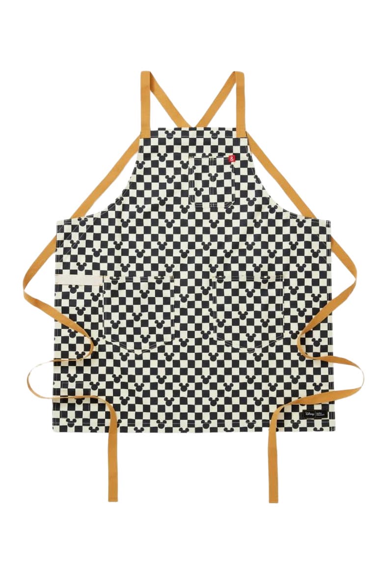 Disney's Mickey Mouse Crossback Apron, Main, color, Black