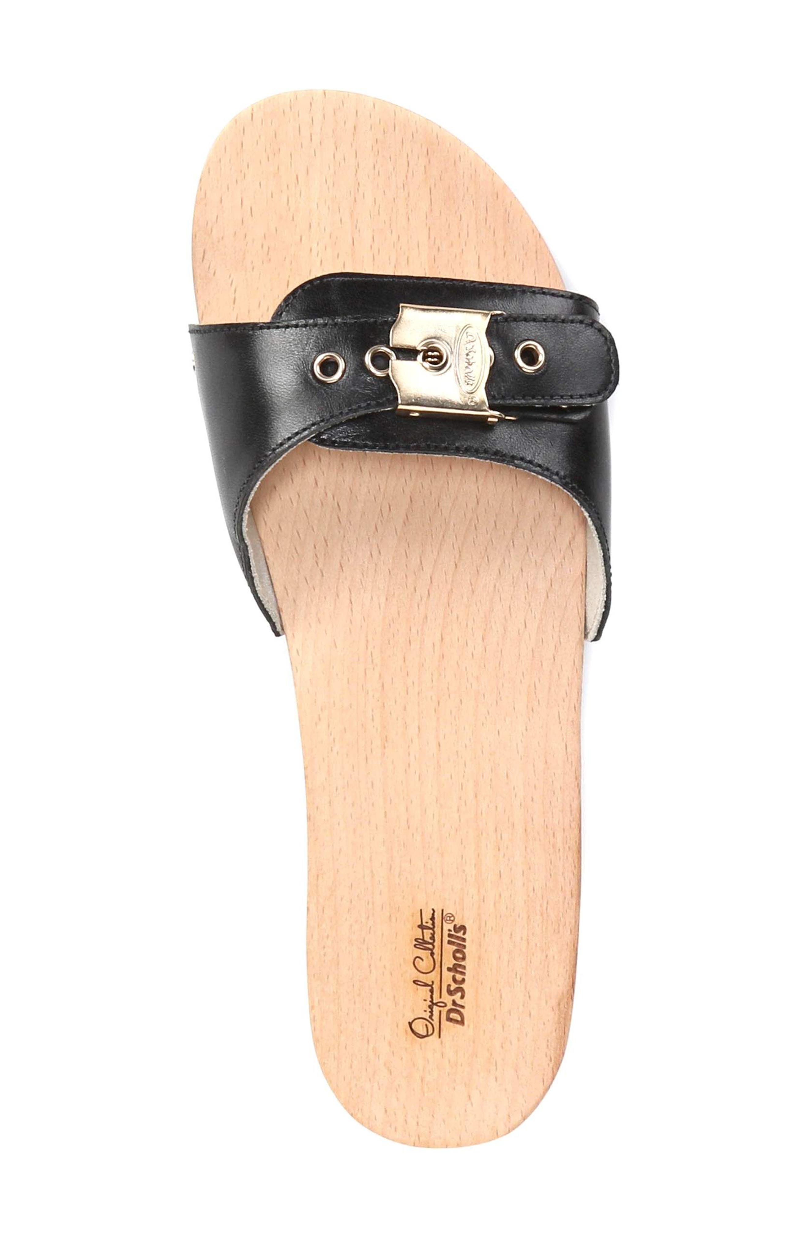 Dr. Scholl's Original Collection Platform Slide Sandal, Alternate, color, Black