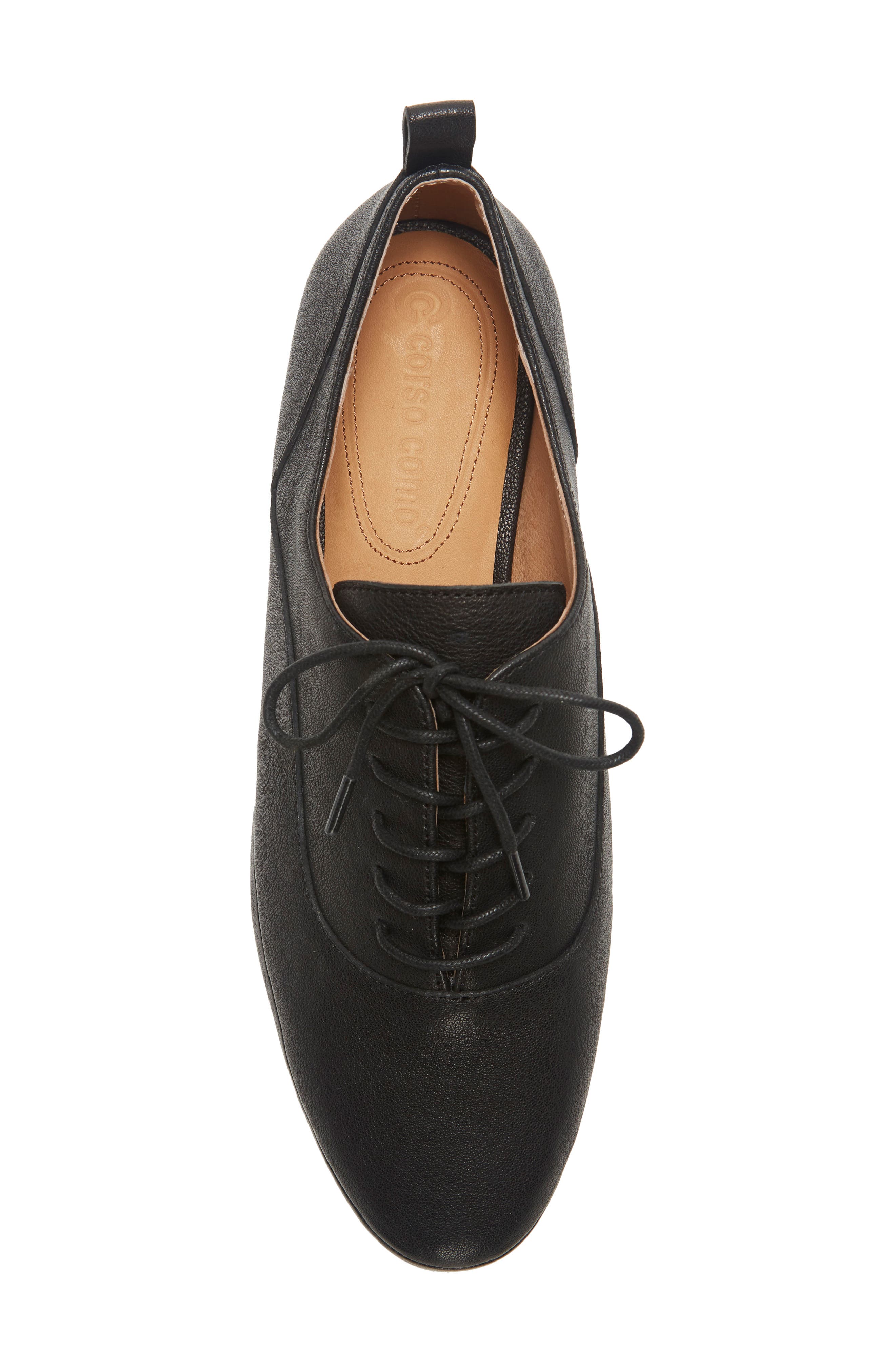 Jasleen Oxford, Alternate, color, BLACK LEATHER